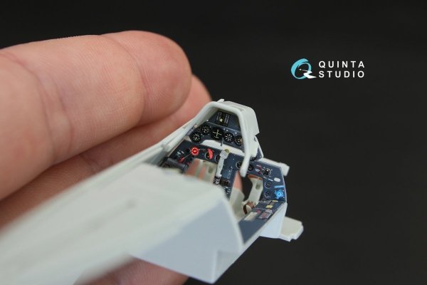 Quinta Studio QD32062 Fw 190F-8 3D-Printed &amp; coloured Interior on decal paper (for Revell kit) 1/32