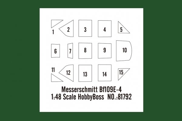 Hobby Boss 81793 Messerschmitt Bf109E-4/TROP 1/48