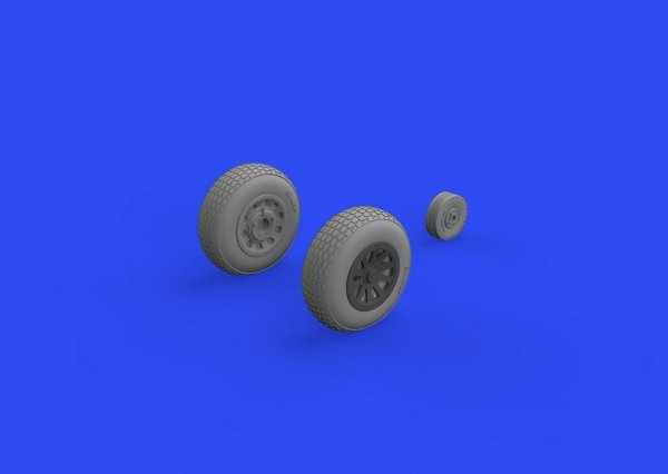 Eduard 648647 P-51D wheels block tread 2 EDUARD 1/48