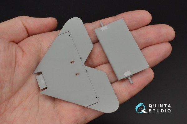 Quinta Studio QD32050 Fokker Dr.1 3D-Printed &amp; coloured Interior on decal paper (for Meng kit) 1/32