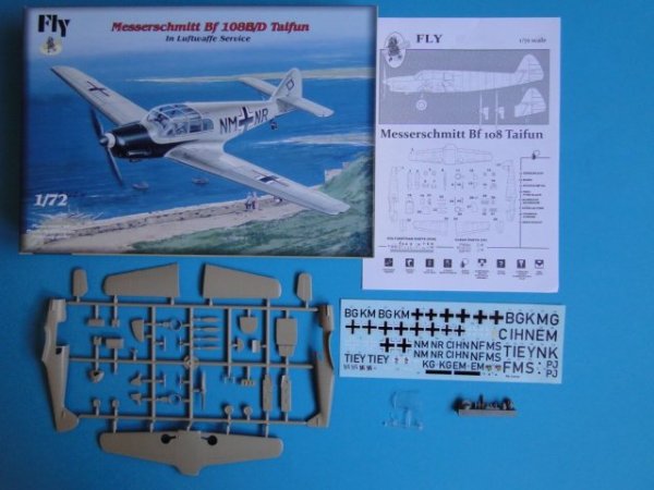 Fly 72028 Messerschmitt Bf 108B/D Taifun 1:72