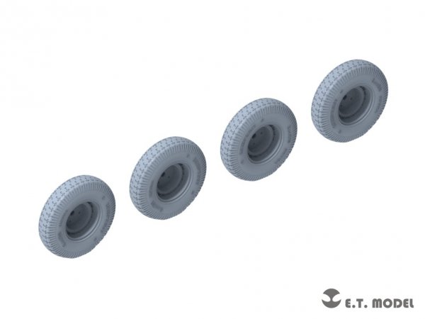 E.T. Model P35-105 WWII German Sd.Kfz.234 Large Diameter Weighted Wheels Type.5 1/35