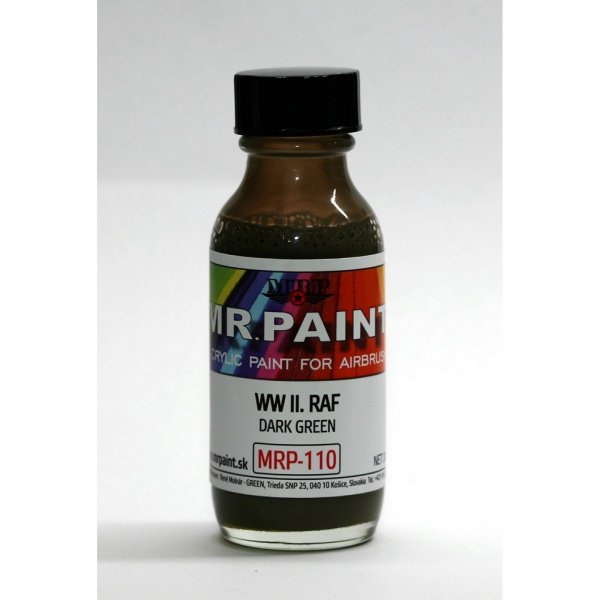 MR. Paint MRP-110 DARK GREEN WWII RAF 30ml 