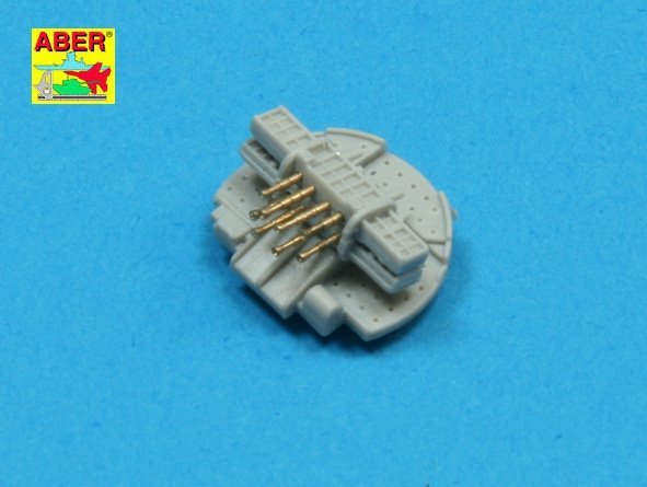 Aber 350L-22 Set of 20 pcs QF 2-pdr 40 mm Mk.VIII Pom Pom barrels for Royal Navy ships (1:350)