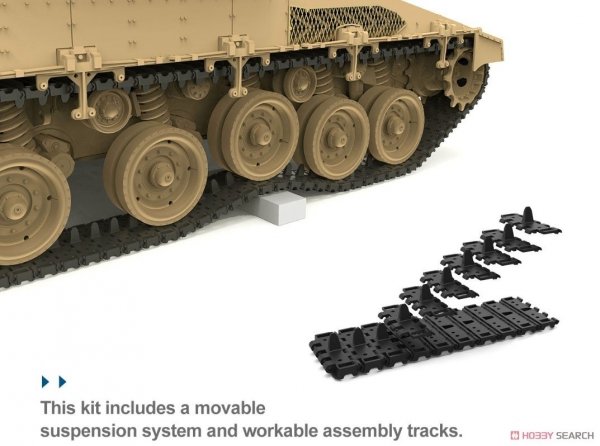 Meng Model TS-049 Israel Main Battle Tank Merkava Mk.4/4LIC w/Nochri-Kal Mine Roller System 1/35