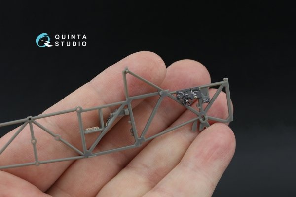 Quinta Studio QD+48582 Westland Lysander Mk.I 3D-Printed &amp; coloured Interior on decal paper (Airfix) (with 3D-printed resin parts) 1/48