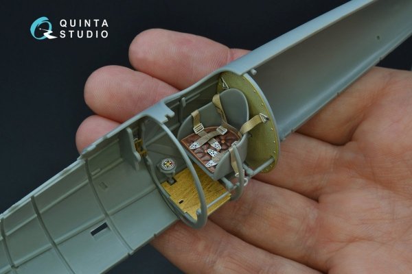 Quinta Studio QD32085 Albatros D.V 3D-Printed &amp; coloured Interior on decal paper (Wingnut Wings) 1/32