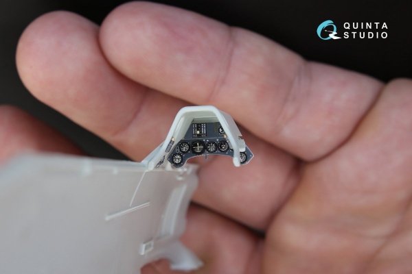 Quinta Studio QD32120 Fw 190 A-8/A-9 3D-Printed &amp; coloured Interior on decal paper ( Revell ) 1/32