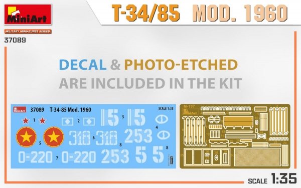 MiniArt 37089 T-34/85 MOD. 1960 1/35