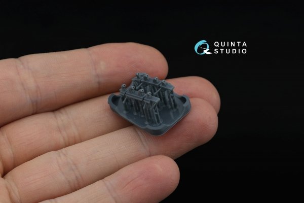 Quinta Studio QT72011 Yak-1 Exhaust pipes (Zvezda) 1/72