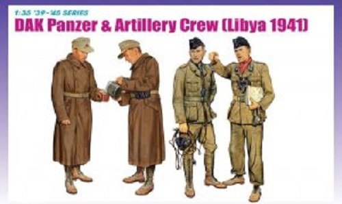 Dragon 6693 DAK Panzer Artillery Crew (Libya 1941) (1:35)