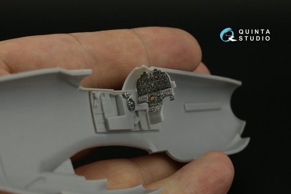 Quinta Studio QDS-48363 F-82F Twin Mustang 3D-Printed &amp; coloured Interior on decal paper (Modelsvit) (Small version) 1/48