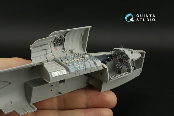 Quinta Studio QD32180 F-104S 3D-Printed coloured Interior on decal paper (Italeri) 1/32