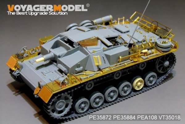 Voyager Model PE35872 WWII German StuG.III Ausf.C/D Africa troop Basic for DRAGON 1/35
