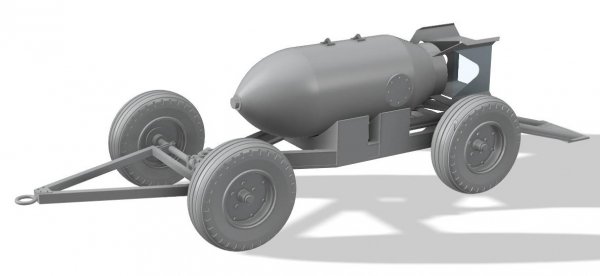 Thunder Model 32002 US Army Bomb Trailer Mark 2 1/32