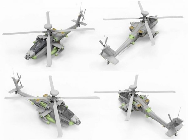 Takom 2604 AH Mk. 1 Apache Attack Helicopter 1/35