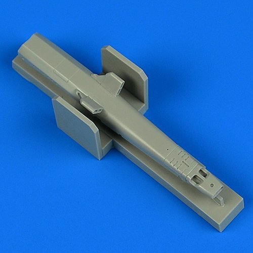 Quickboost QB32221 MiG-21 MF gun pod - early v. Trumpeter 1/32
