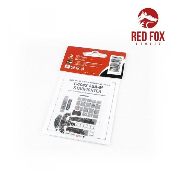 Red Fox Studio QS-32128 F-104S ASA M Starfighter (for Italeri kit) 1/32
