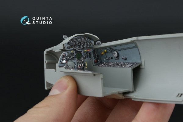 Quinta Studio QD32247 F-104C 3D-Printed &amp; coloured Interior on decal paper (Italeri) 1/32