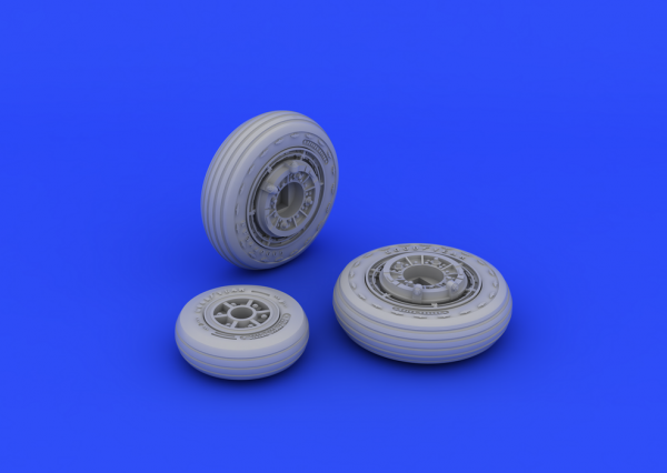 Eduard 648176 F-104 undercarriage wheels early 1/48 (Hasegawa)