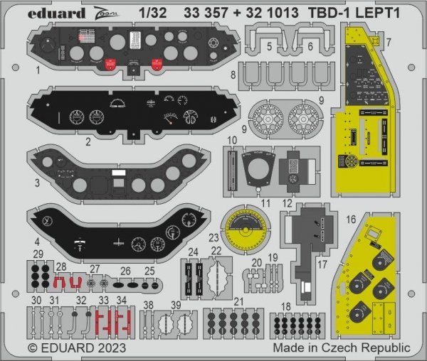 Eduard 321013 TBD-1 TRUMPETER 1/32