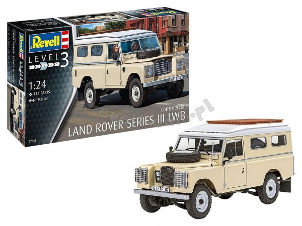 Revell 67056 Land Rover Series III LWB 109 commercial SET 1/24