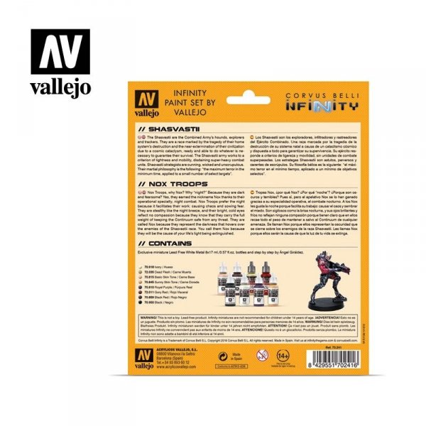 Vallejo 70241 Shasvastii Colour Set 8x17ml