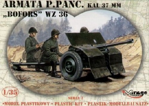Mirage Hobby 35212 (352012) 37 mm Bofors anti-tank gun (1:35)