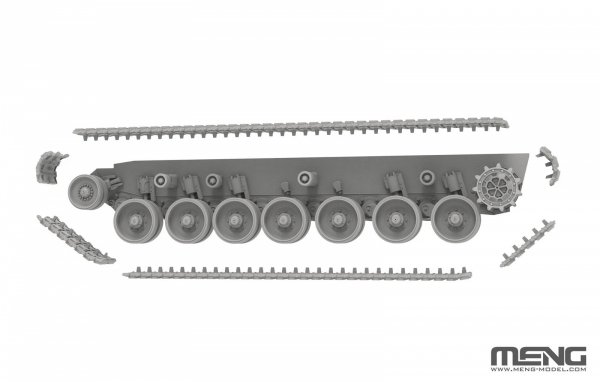 Meng Model 72-009 German Main Battle Tank Leopard 2 A4 1/72