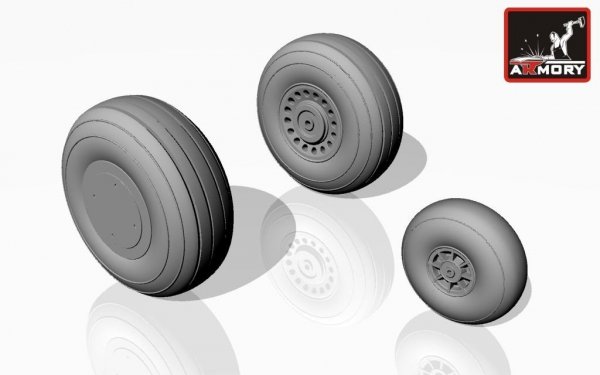 Armory Models AW72302 A-20C Boston wheels, mid 1/72