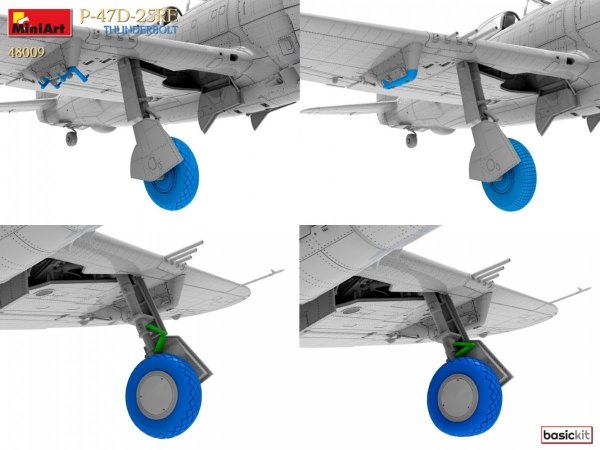 MiniArt 48009 P-47D-25RE THUNDERBOLT. BASIC KIT 1/48