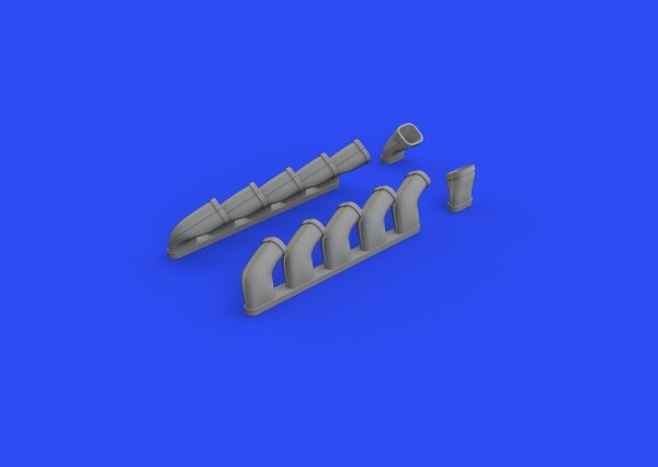 Eduard 648618 Il-2 exhaust stacks ZVEZDA 1/48