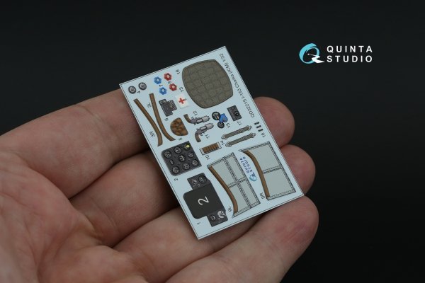 Quinta Studio QD32215 I-153 3D-Printed coloured Interior on decal paper (ICM) 1/32