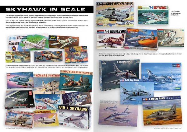 AK-Interactive AK2939 ACES HIGH MONOGRAPHIC SERIES: SKYHAWK (English / Spanish)
