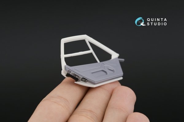 Quinta Studio QD24012 Lamborghini Countach 5000 QV 3D-Printed coloured Interior on decal paper (Aoshima) 1/24