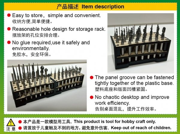 Trumpeter 08036 Model kit tools holder - type C / Uchwyt na narzędzia do modeli - typ C