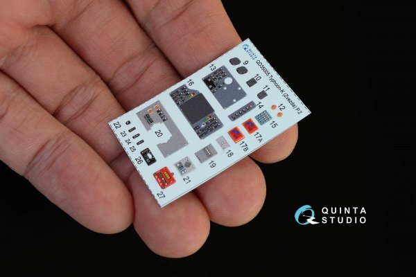 Quinta Studio QD35005 MRAP Typhoon-K 3D-Printed &amp; coloured Interior on decal paper (for Zvezda kits) 1/35