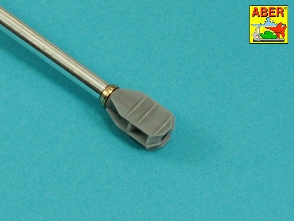 Aber 35L-120 105mm D1504 L/44 barrel with muzzle brake for Israeli Sherman M51 1/35