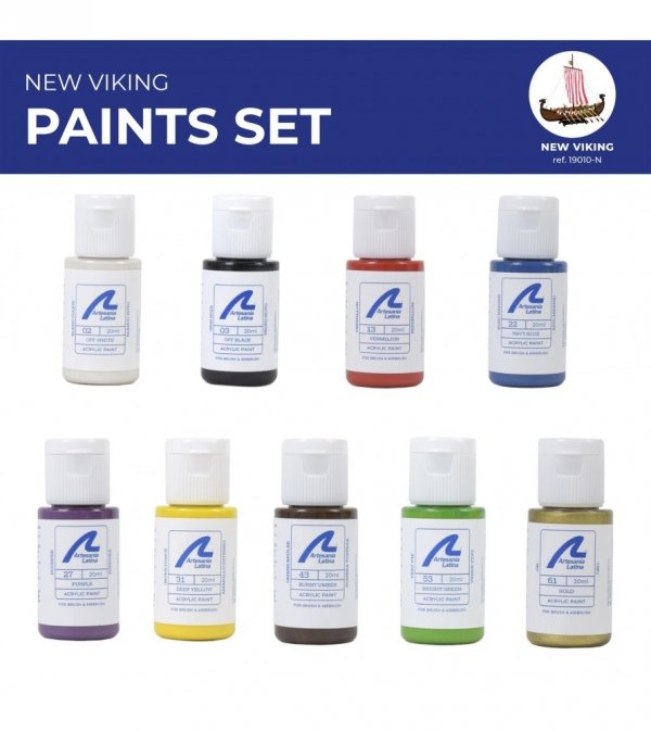 ARTESANIA LATINA 277PACK19 Zestaw farb akrylowych 9x20 ml - Viking