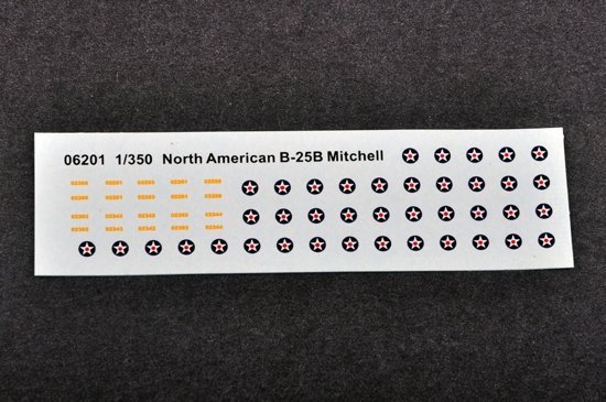 Trumpeter 06201 North American B-25B Mitchell (10pcs.) (1:350)