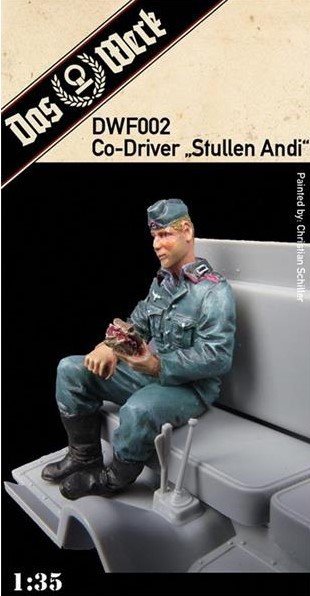 Das Werk DWF002 Co-Driver Figure &quot;Stullen Andi&quot; 1/35