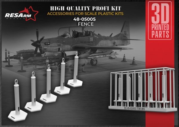 RESArm 48-05005 SIGNAL CONES 2 (3D resin printing) 1/48