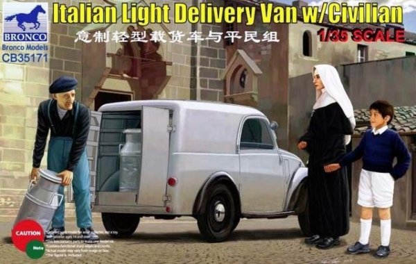 Bronco CB35171 Italian Light Delivery Van w/Civilian (1:35)