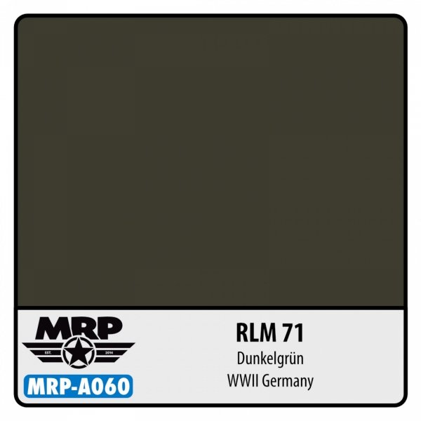 Mr. Paint MRP-A060 RLM 71 Dunkelgrun - aqua colors - 17ml