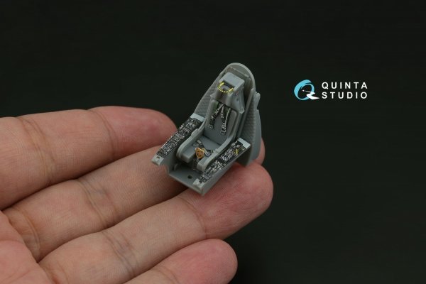 Quinta Studio QD48626 A-4M Skyhawk 3D-Printed &amp; coloured Interior on decal paper ( Hobby Boss ) 1/48