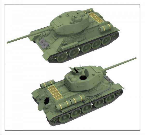 Rye Field Model 5040 T-34/85 Model 1944 No.174 Factory 1/35