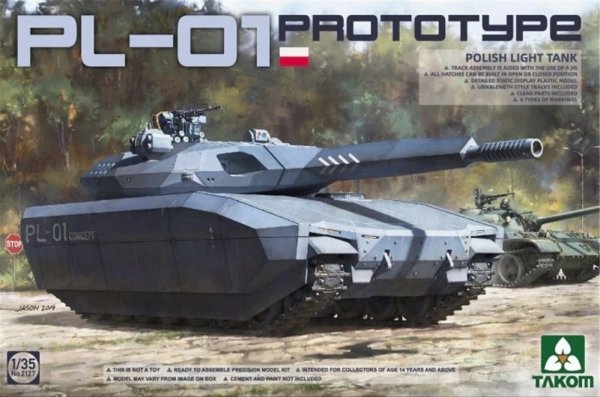 Takom 2127 PL-01 Polish Light Tank Prototype 1/35