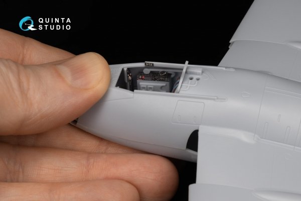 Quinta Studio QD48338 DH Vampire FB.5/FB.9 3D-Printed coloured Interior on decal paper (Airfix) 1/48