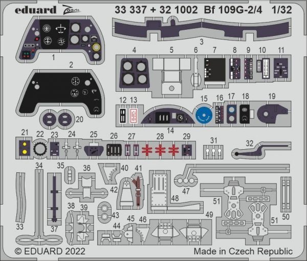 Eduard 33337 Bf 109G-2/4 REVELL 1/32 