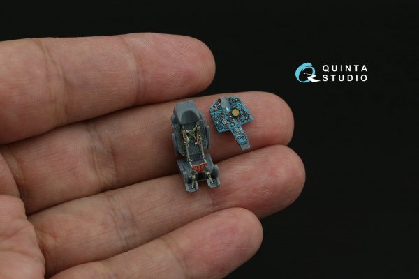 Quinta Studio QD72228 MiG-21bis late 3D-Printed &amp; coloured Interior on decal paper ( Eduard ) 1/72